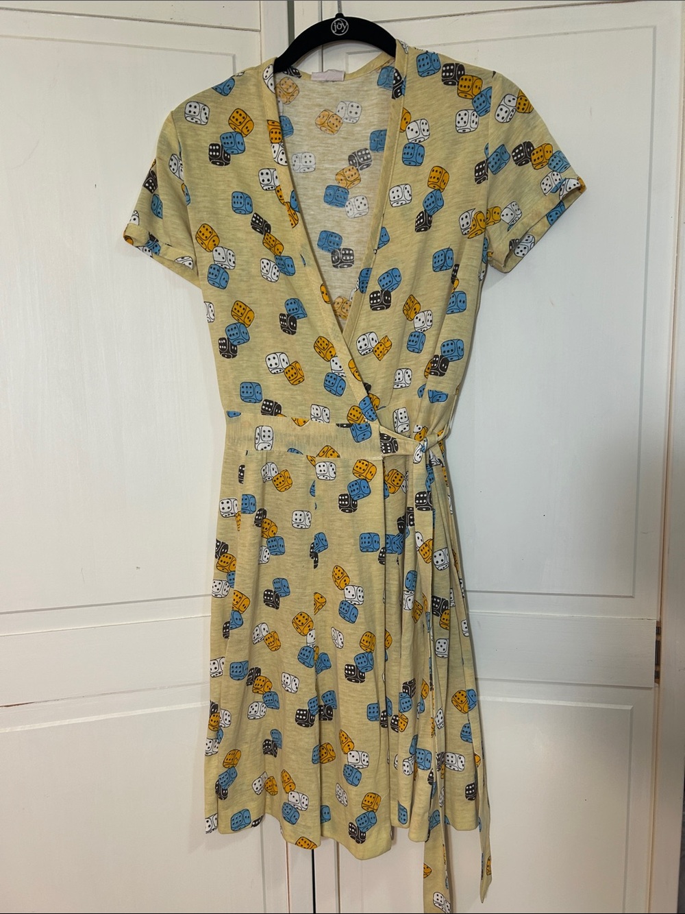 Vintage Dice Wrap Dress Size 6?